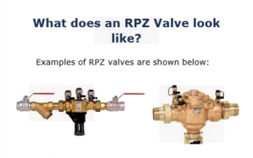 examples of RPZ valves