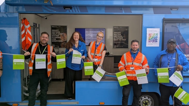 Community events - Sandy - colleagues outside of vehicle