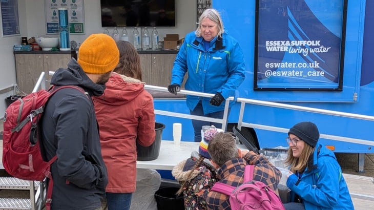 Community events - Sandy - colleagues and customers outside of vehicle