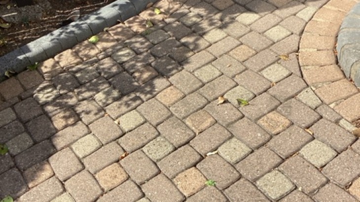 Block paving reinstatement