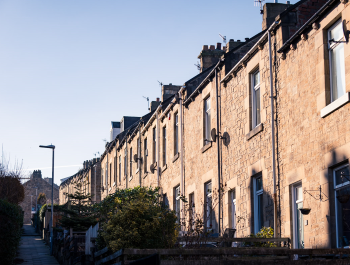 row of terraced houses